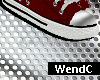 !w Converse red