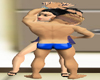 Animated domination pose