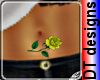 yellow rose belly tattoo