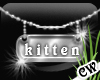 *Label* Niklace-Kitten