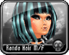 [K] Randa Blk/Aqua