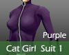Cat Girl Purple Suit 1