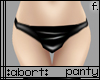 :a: Black PVC Panty Und