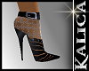 Kali Black Chaind Heels