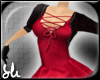 [BH]Satin Dress Red