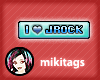 I <3 JROCK word tag