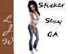 Stickers Sexy GA