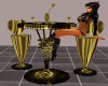 gold table