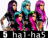 # 5 x rave colors!