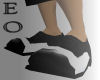 Black/White Cap Toe
