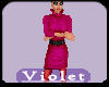 (V) Pink Sweater Dress