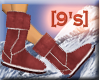 [9s] Maroon Ugg Boots