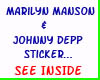 Manson-Depp Sticker