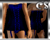 ^CS^ Vintage Blue Corset