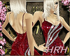 HRH Peps Red Silver Sequin