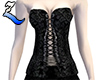 Black Gothic Corset long