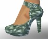 Green Lace MaryJanes