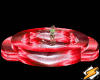 ! Crystal Heart Tub Red
