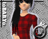 [IB] Plaid Sweater*red