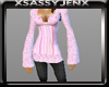 Pink Sweater/Blk Jeans