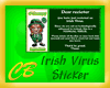 CB Irish Virus Sticker