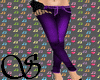 purple jeans
