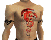 Colored Dragon Tattoo
