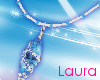 Blue and White Necklace