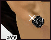 MaleBling earrings Black
