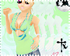 -tx- Slinky Top Green