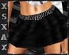 Black Frill Mini Skirt
