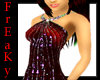 !F!Deep Red diamond gown