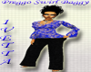 [1V] Royal Blue Preggo