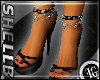 (FG) Blk Dangler Heels