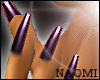 Metallic Purple Nails