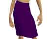 Purple knee length skirt