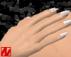 ~N~ Dainty Hand -White