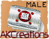 (AK)Male romance ring