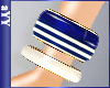aYY-navy bracelets set