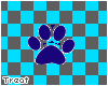 [T] Dark Blue PawPrint
