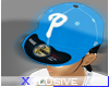 Blue Phillys Fitted Hat
