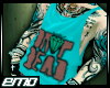 Emo Drop Dead Cyan 2