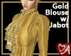 Gold Blouse w/ Jabot