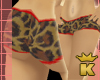 {K} Leopard Print Shorts