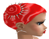 bright red sexy buns