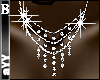 aYY-Diamd Necklace Black