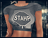 Gray Stahp Top