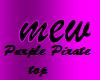 mew purple pirate top
