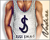 ∇ Just Swag Top - Grey