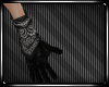 Black Wrist Bandana